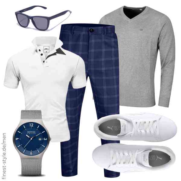 Top herren-Outfit im Finest-Trend-Style für ein selbstbewusstes Modegefühl mit tollen Produkten von Calvin Klein,Amaci&Sons,SOOUICKER,BERING,HAWKERS,PUMA