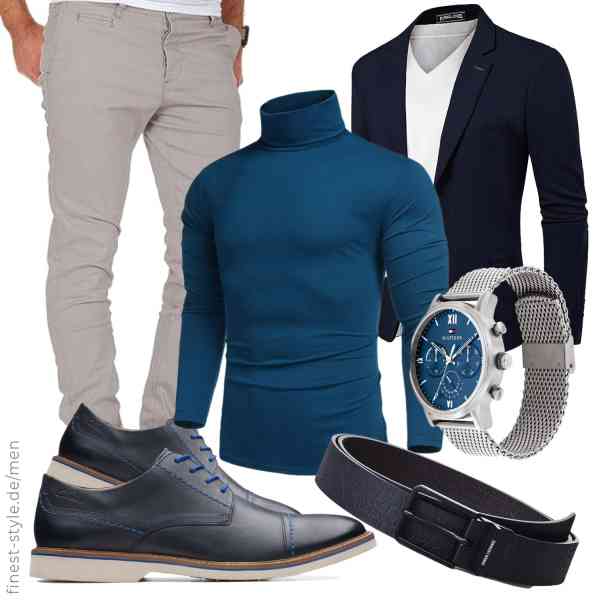 Top herren-Outfit im Finest-Trend-Style für ein selbstbewusstes Modegefühl mit tollen Produkten von PaulJones,COOFANDY,Amaci&Sons,Tommy Hilfiger,Armani Exchange,Clarks