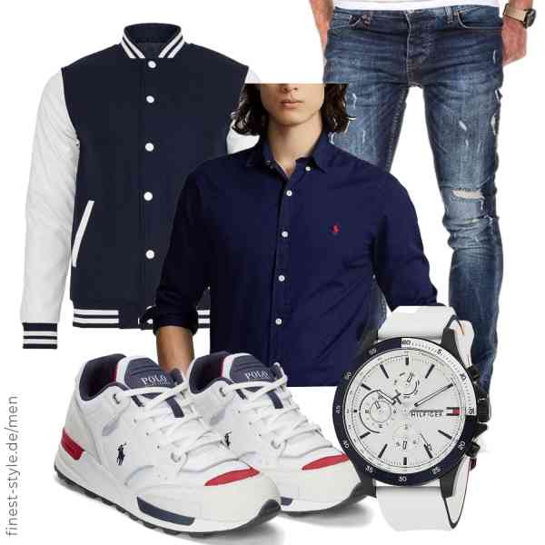 Top herren-Outfit im Finest-Trend-Style für ein selbstbewusstes Modegefühl mit tollen Produkten von Ezyshirt,Polo Ralph Lauren,Amaci&Sons,Tommy Hilfiger,Polo Ralph Lauren