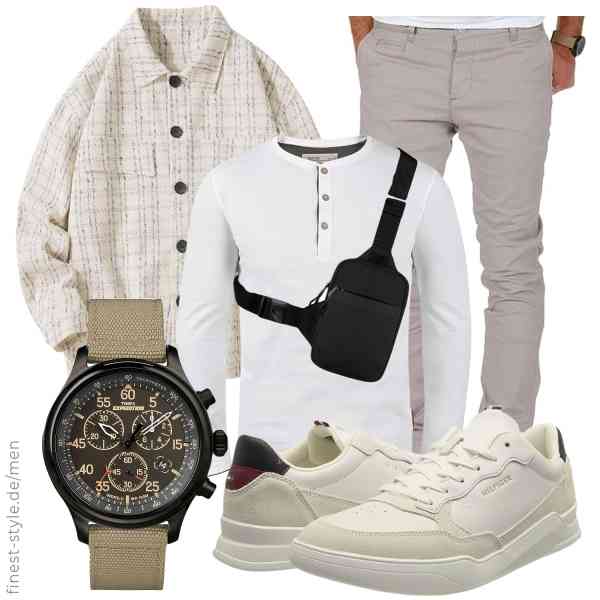 Top herren-Outfit im Finest-Trend-Style für ein selbstbewusstes Modegefühl mit tollen Produkten von COZYDAY,Indicode,Amaci&Sons,Timex,flintronic,Tommy Hilfiger