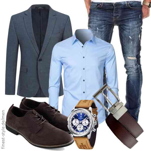 Top herren-Outfit im Finest-Trend-Style für ein selbstbewusstes Modegefühl mit tollen Produkten von Allthemen,Elegancity,Amaci&Sons,BY BENYAR,MÁRQUEZ CINTURONES,Aro Lora