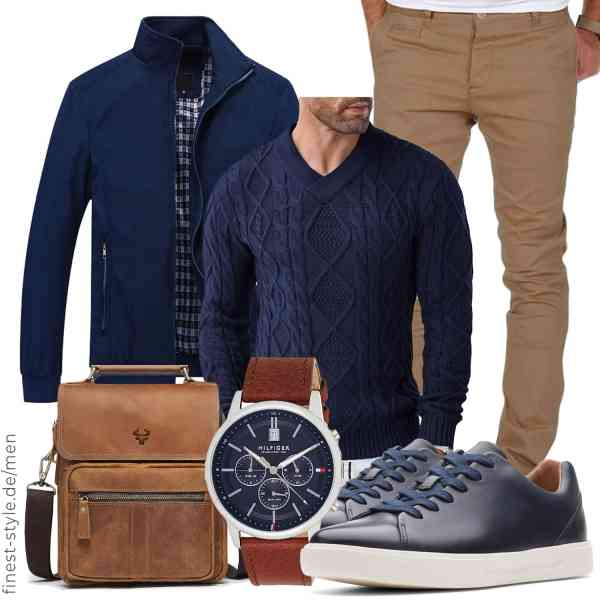 Top herren-Outfit im Finest-Trend-Style für ein selbstbewusstes Modegefühl mit tollen Produkten von YOUTHUP,COOFANDY,Amaci&Sons,Tommy Hilfiger,HUMERPAUL,Clarks