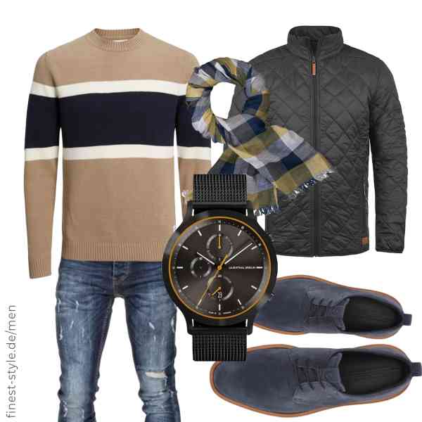 Top herren-Outfit im Finest-Trend-Style für ein selbstbewusstes Modegefühl mit tollen Produkten von b BLEND,JACK & JONES,Amaci&Sons,Lilienthal,LINDENMANN,ECCO