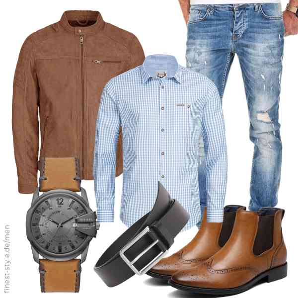 Top herren-Outfit im Finest-Trend-Style für ein selbstbewusstes Modegefühl mit tollen Produkten von JACK & JONES,Occulto,Amaci&Sons,Diesel,Calvin Klein,Bruno Marc