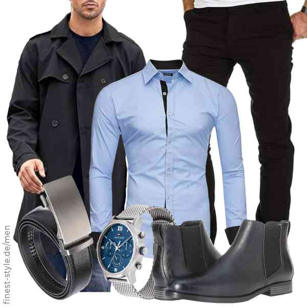 Top herren-Outfit im Finest-Trend-Style für ein selbstbewusstes Modegefühl mit tollen Produkten von Gafeng,Kayhan,Amaci&Sons,Tommy Hilfiger,Sunya,Amazon Essentials