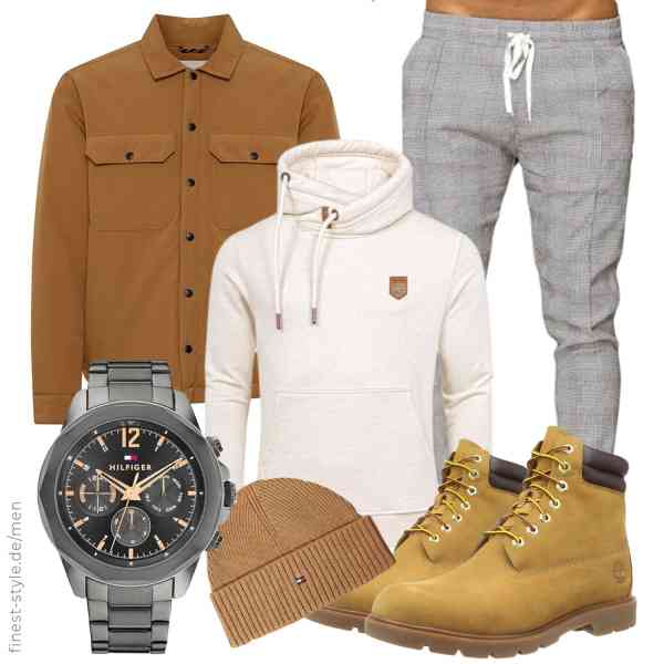 Top herren-Outfit im Finest-Trend-Style für ein selbstbewusstes Modegefühl mit tollen Produkten von b BLEND,Amaci&Sons,Redbridge,Tommy Hilfiger,Tommy Hilfiger,Timberland