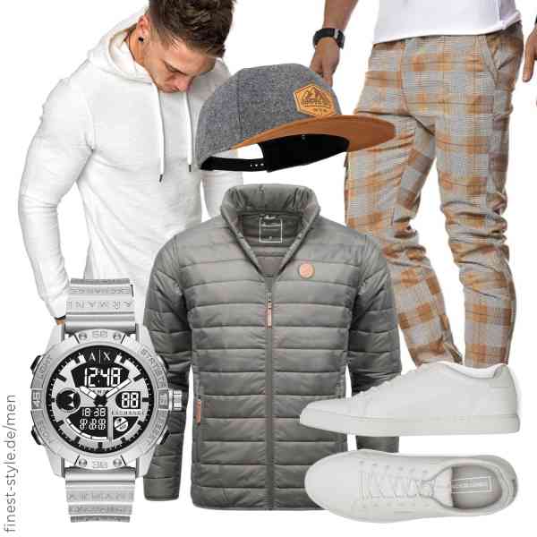 Top herren-Outfit im Finest-Trend-Style für ein selbstbewusstes Modegefühl mit tollen Produkten von Amaci&Sons,Amaci&Sons,Leif Nelson,Armani Exchange,Jumping Bird,JACK & JONES