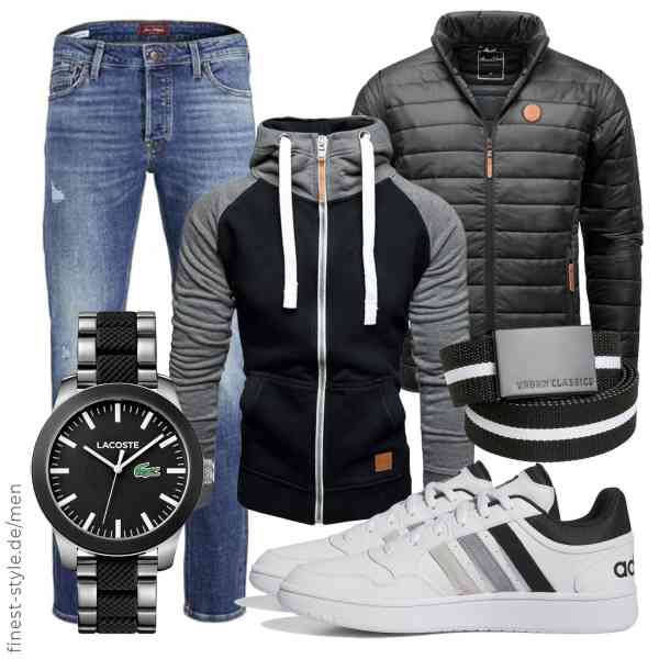 Top herren-Outfit im Finest-Trend-Style für ein selbstbewusstes Modegefühl mit tollen Produkten von Amaci&Sons,adidas,Amaci&Sons,Amaci&Sons,Lacoste,Urban Classics,adidas,Amaci&Sons,Amaci&Sons,Amaci&Sons,Lacoste,Urban Classics,adidas