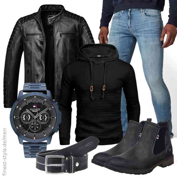 Top herren-Outfit im Finest-Trend-Style für ein selbstbewusstes Modegefühl mit tollen Produkten von Amaci&Sons,COOFANDY,G-STAR RAW,Tommy Hilfiger,Redbridge,MUSTANG