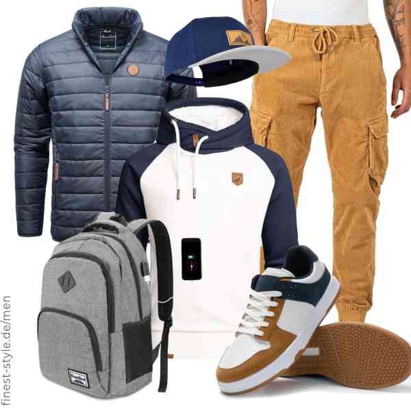 Top herren-Outfit im Finest-Trend-Style für ein selbstbewusstes Modegefühl mit tollen Produkten von Amaci&Sons,Amaci&Sons,Reell,YAMTION,Jumping Bird,JOMIX