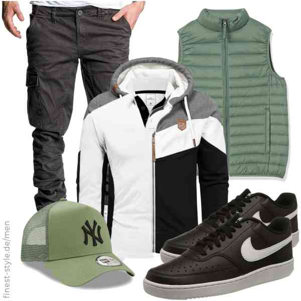 Top herren-Outfit im Finest-Trend-Style für ein selbstbewusstes Modegefühl mit tollen Produkten von Amaci&Sons,Amaci&Sons,REPUBLIX,Amazon Essentials,New Era,Nike