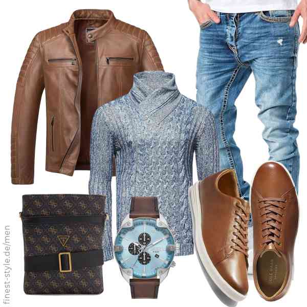 Top herren-Outfit im Finest-Trend-Style für ein selbstbewusstes Modegefühl mit tollen Produkten von Amaci&Sons,Cole Haan,R-Neal,Amaci&Sons,Diesel,GUESS,Cole Haan,Amaci&Sons,R-Neal,Amaci&Sons,Diesel,GUESS,Cole Haan