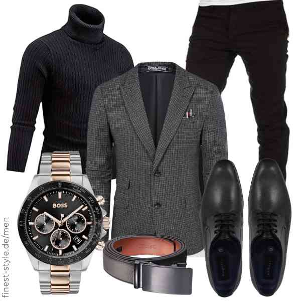 Top herren-Outfit im Finest-Trend-Style für ein selbstbewusstes Modegefühl mit tollen Produkten von PJ PAUL JONES,AIDEAONE,Amaci&Sons,BOSS,TANGCHAO,bugatti