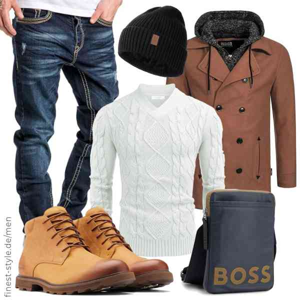 Top herren-Outfit im Finest-Trend-Style für ein selbstbewusstes Modegefühl mit tollen Produkten von Indicode,COOFANDY,Amaci&Sons,Wmcaps,BOSS,Sorel