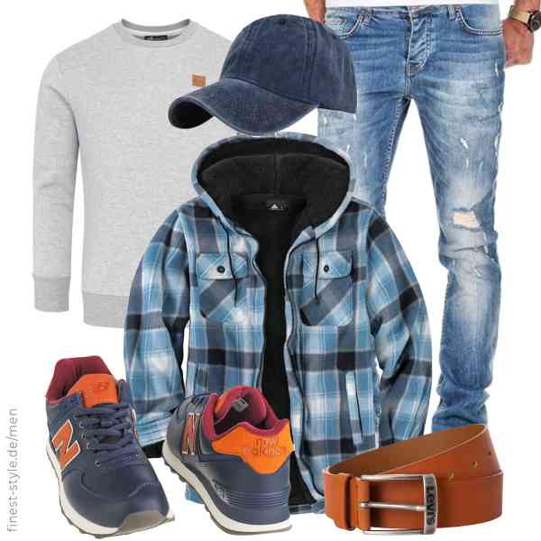 Top herren-Outfit im Finest-Trend-Style für ein selbstbewusstes Modegefühl mit tollen Produkten von SwissWell,Amaci&Sons,Amaci&Sons,YULOONG,Levi's,New Balance