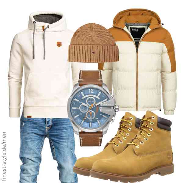 Top herren-Outfit im Finest-Trend-Style für ein selbstbewusstes Modegefühl mit tollen Produkten von Indicode,Amaci&Sons,Amaci&Sons,Diesel,Tommy Hilfiger,Timberland