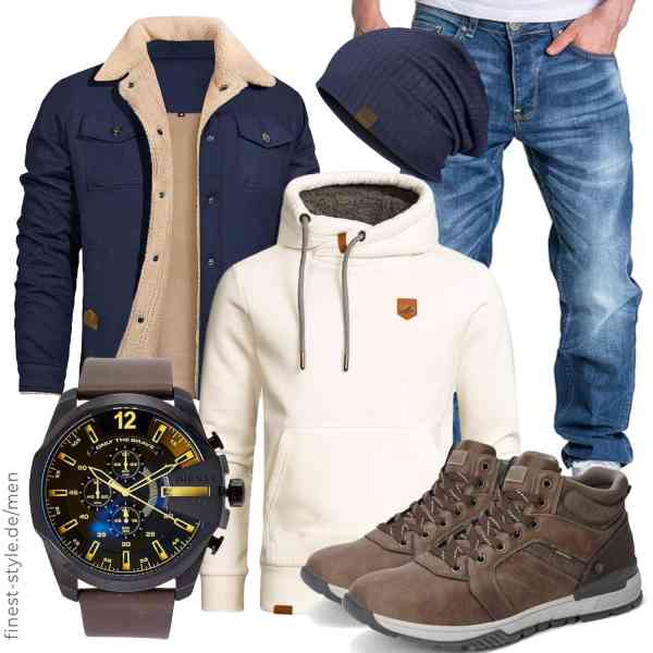 Top herren-Outfit im Finest-Trend-Style für ein selbstbewusstes Modegefühl mit tollen Produkten von Vancavoo,Amaci&Sons,Amaci&Sons,Diesel,HAMUNI,konhill