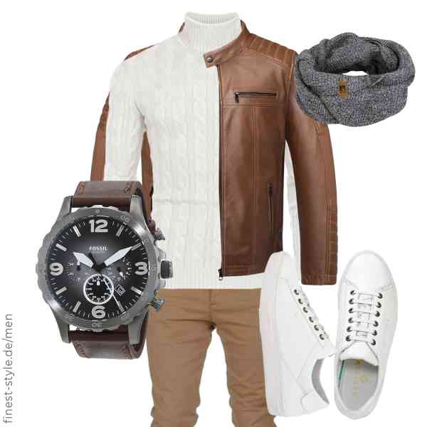 Top herren-Outfit im Finest-Trend-Style für ein selbstbewusstes Modegefühl mit tollen Produkten von Amaci&Sons,COOFANDY,Amaci&Sons,Fossil,HEYO,BABISTA