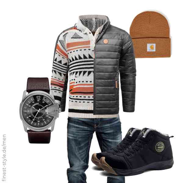 Top herren-Outfit im Finest-Trend-Style für ein selbstbewusstes Modegefühl mit tollen Produkten von Amaci&Sons,Whhhciy,Amaci&Sons,Diesel,Carhartt,Azooken