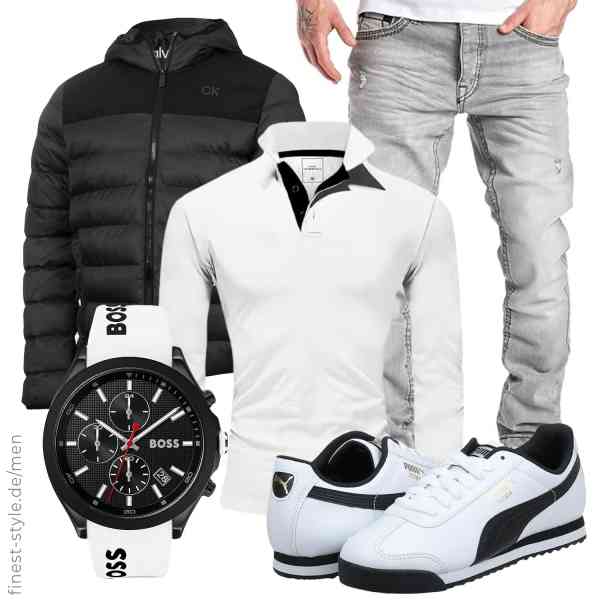 Top herren-Outfit im Finest-Trend-Style für ein selbstbewusstes Modegefühl mit tollen Produkten von Calvin Klein,Amaci&Sons,Amaci&Sons,BOSS,PUMA