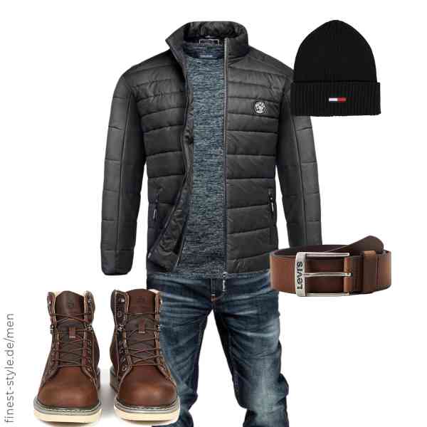 Top herren-Outfit im Finest-Trend-Style für ein selbstbewusstes Modegefühl mit tollen Produkten von Amaci&Sons,b BLEND,Amaci&Sons,Levi's,Tommy Jeans,SL-Saint