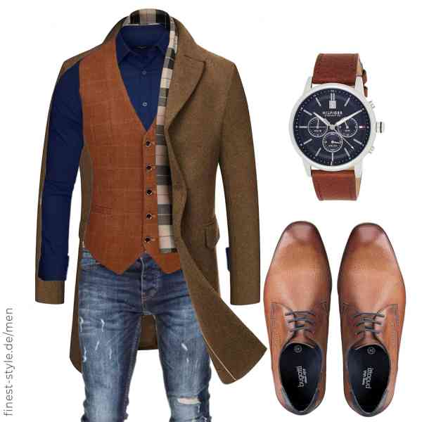 Top herren-Outfit im Finest-Trend-Style für ein selbstbewusstes Modegefühl mit tollen Produkten von COOFANDY,Kayhan,Amaci&Sons,HISDERN,Tommy Hilfiger,bugatti