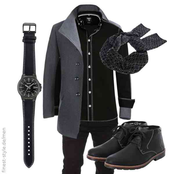 Top herren-Outfit im Finest-Trend-Style für ein selbstbewusstes Modegefühl mit tollen Produkten von Allthemen,R-Neal,Amaci&Sons,Casio,Calvin Klein,Rieker