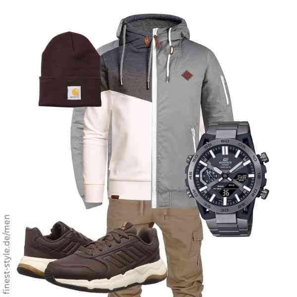 Top herren-Outfit im Finest-Trend-Style für ein selbstbewusstes Modegefühl mit tollen Produkten von !Solid,Amaci&Sons,Amaci&Sons,Casio,Carhartt,adidas