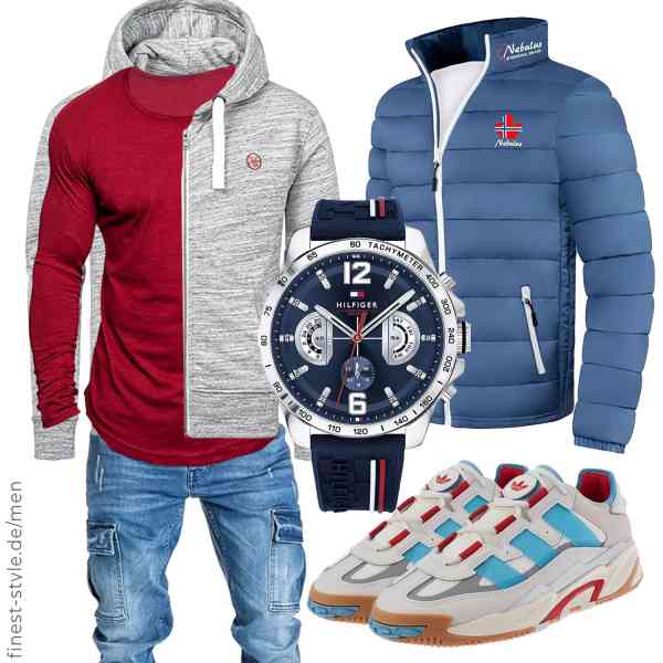 Top herren-Outfit im Finest-Trend-Style für ein selbstbewusstes Modegefühl mit tollen Produkten von Nebulus,Amaci&Sons,Amaci&Sons,Amaci&Sons,Tommy Hilfiger,adidas