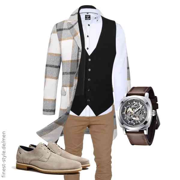 Top herren-Outfit im Finest-Trend-Style für ein selbstbewusstes Modegefühl mit tollen Produkten von COOFANDY,R-Neal,Amaci&Sons,BY BENYAR,HISDERN,LLOYD