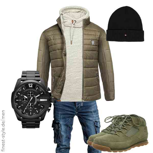 Top herren-Outfit im Finest-Trend-Style für ein selbstbewusstes Modegefühl mit tollen Produkten von Amaci&Sons,Amaci&Sons,Amaci&Sons,Diesel,Tommy Hilfiger,Timberland