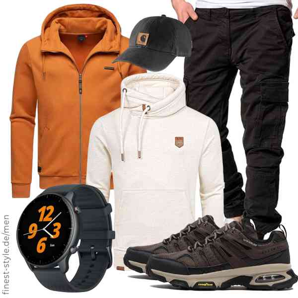 Top herren-Outfit im Finest-Trend-Style für ein selbstbewusstes Modegefühl mit tollen Produkten von Ragwear,Amaci&Sons,REPUBLIX,Amazfit,Carhartt,Skechers