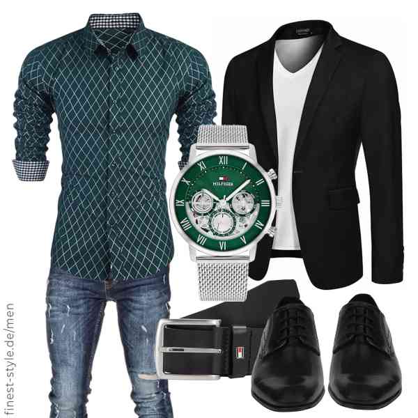 Top herren-Outfit im Finest-Trend-Style für ein selbstbewusstes Modegefühl mit tollen Produkten von COOFANDY,COOFANDY,Amaci&Sons,Tommy Hilfiger,Tommy Hilfiger,bugatti