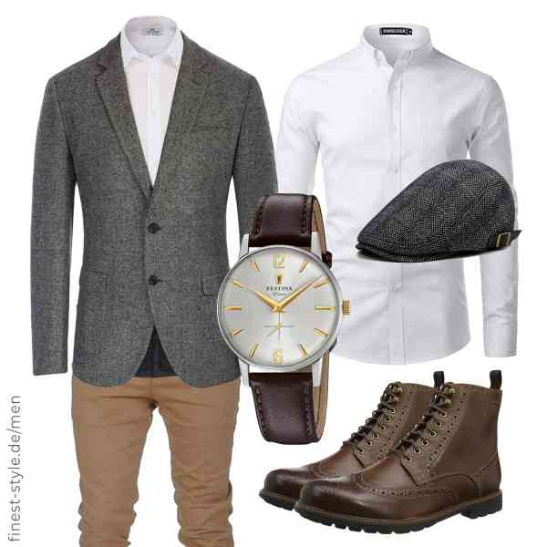 Top herren-Outfit im Finest-Trend-Style für ein selbstbewusstes Modegefühl mit tollen Produkten von PJ PAUL JONES,PARKLEES,Amaci&Sons,Festina,AIEOE,Clarks