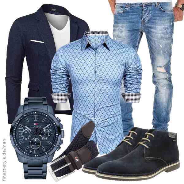 Top herren-Outfit im Finest-Trend-Style für ein selbstbewusstes Modegefühl mit tollen Produkten von COOFANDY,COOFANDY,Amaci&Sons,Tommy Hilfiger,Tommy Hilfiger,LLOYD