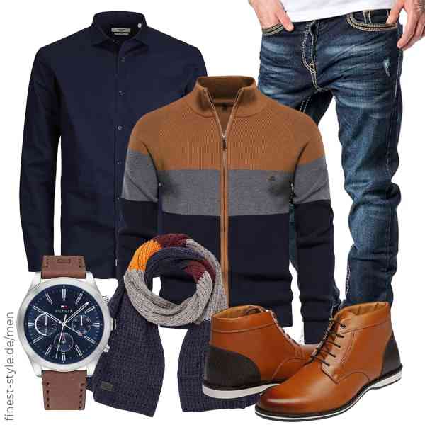 Top herren-Outfit im Finest-Trend-Style für ein selbstbewusstes Modegefühl mit tollen Produkten von rtdgcv,JACK & JONES,Amaci&Sons,Tommy Hilfiger,camel active,Bioflex