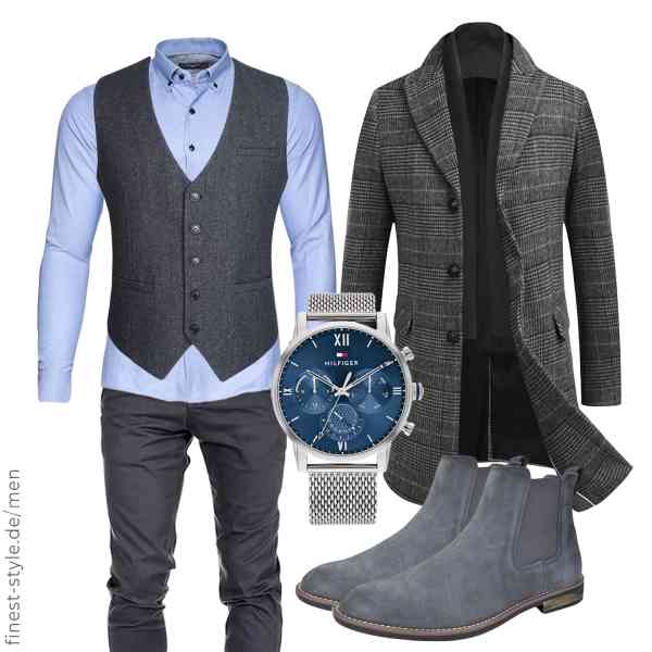 Top herren-Outfit im Finest-Trend-Style für ein selbstbewusstes Modegefühl mit tollen Produkten von COOFANDY,Kayhan,Amaci&Sons,HISDERN,Tommy Hilfiger,Bruno Marc