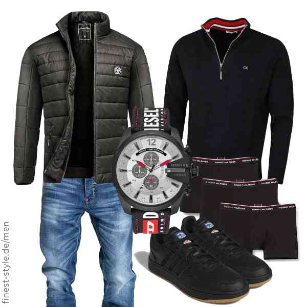 Top herren-Outfit im Finest-Trend-Style für ein selbstbewusstes Modegefühl mit tollen Produkten von Amaci&Sons,Calvin Klein,Amaci&Sons,Diesel,Tommy Hilfiger,adidas