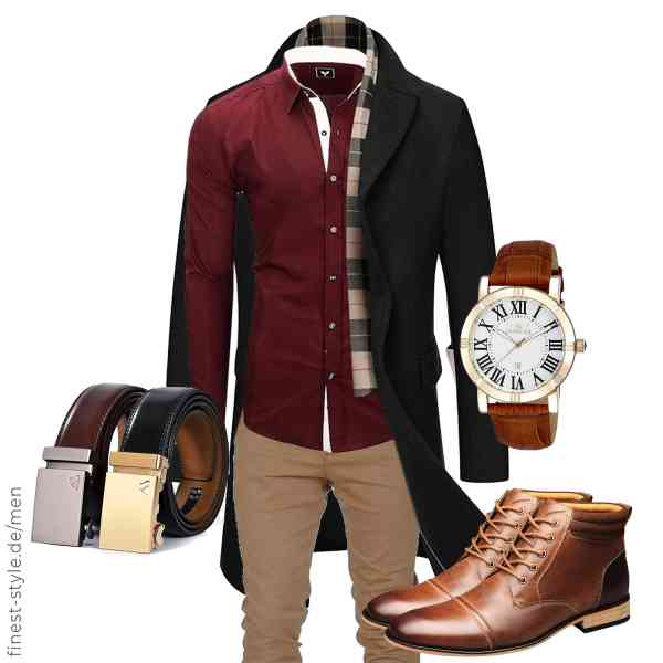 Top herren-Outfit im Finest-Trend-Style für ein selbstbewusstes Modegefühl mit tollen Produkten von COOFANDY,Kayhan,Amaci&Sons,Invicta,HESBITEUL,ANUFER