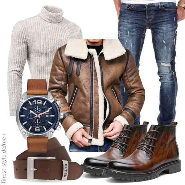 Top herren-Outfit im Finest-Trend-Style für ein selbstbewusstes Modegefühl mit tollen Produkten von CCOOfhhc,Ekouaer,Amaci&Sons,Diesel,MUSTANG,DESAI