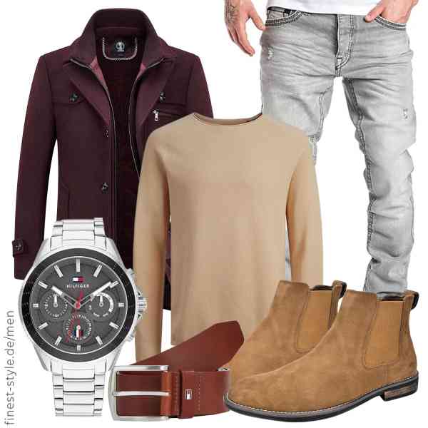 Top herren-Outfit im Finest-Trend-Style für ein selbstbewusstes Modegefühl mit tollen Produkten von KUDORO,JACK & JONES,Amaci&Sons,Tommy Hilfiger,Tommy Hilfiger,Bruno Marc