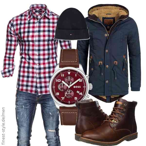 Top herren-Outfit im Finest-Trend-Style für ein selbstbewusstes Modegefühl mit tollen Produkten von Indicode,Kayhan,Amaci&Sons,BOSS,Tommy Hilfiger,Panama Jack