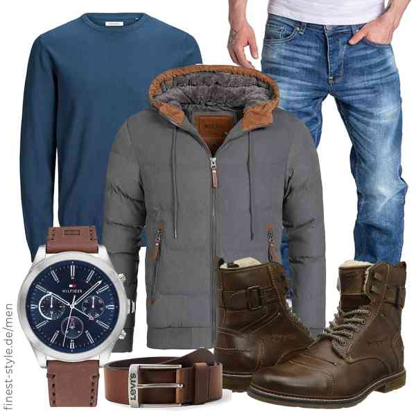 Top herren-Outfit im Finest-Trend-Style für ein selbstbewusstes Modegefühl mit tollen Produkten von Indicode,bugatti,JACK & JONES,Amaci&Sons,Tommy Hilfiger,Levi's,bugatti,Indicode,JACK & JONES,Amaci&Sons,Tommy Hilfiger,Levi's,bugatti