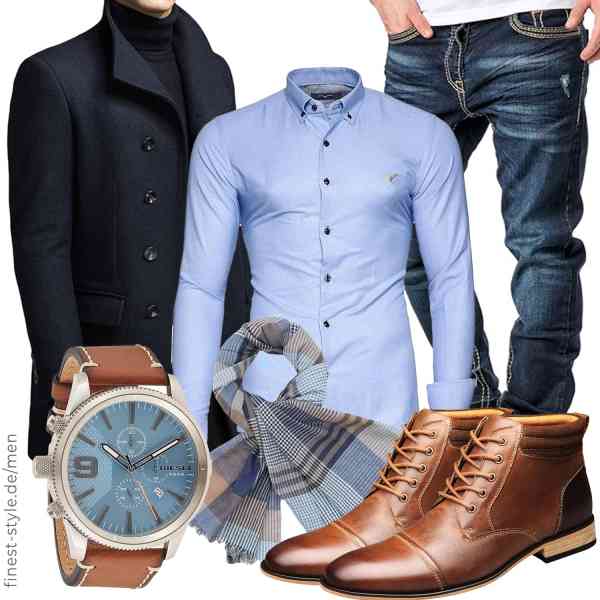 Top herren-Outfit im Finest-Trend-Style für ein selbstbewusstes Modegefühl mit tollen Produkten von Allthemen,Kayhan,Amaci&Sons,Diesel,LINDENMANN,ANUFER