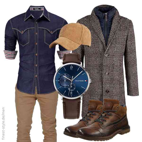 Top herren-Outfit im Finest-Trend-Style für ein selbstbewusstes Modegefühl mit tollen Produkten von TOM TAILOR,TURETRENDY,Amaci&Sons,Tommy Hilfiger,GIVBRO,bugatti