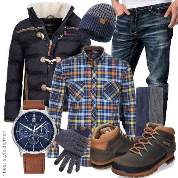 Top herren-Outfit im Finest-Trend-Style für ein selbstbewusstes Modegefühl mit tollen Produkten von Geographical Norway,Redmond,Amaci&Sons,Tommy Hilfiger,LumiSyne,Timberland