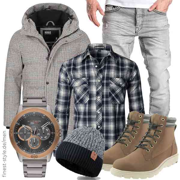 Top herren-Outfit im Finest-Trend-Style für ein selbstbewusstes Modegefühl mit tollen Produkten von Indicode,PARKLEES,Amaci&Sons,Tommy Hilfiger,OZERO,Timberland