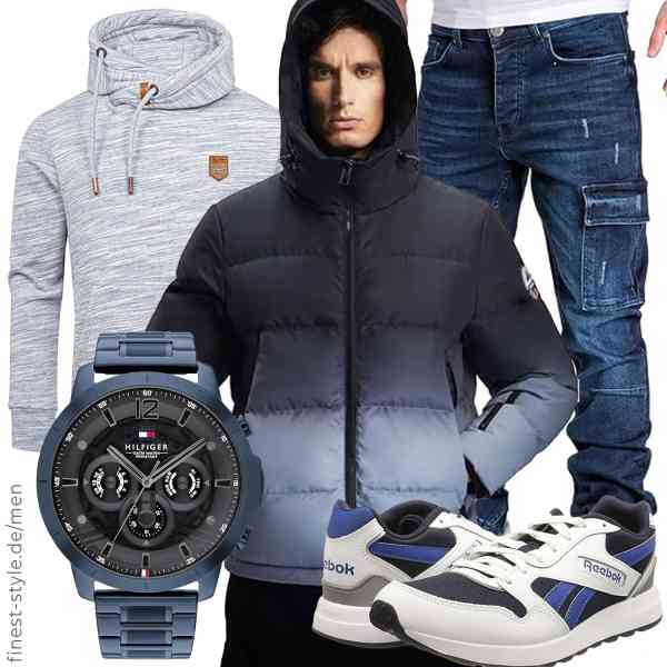 Top herren-Outfit im Finest-Trend-Style für ein selbstbewusstes Modegefühl mit tollen Produkten von Extreme Pop,Amaci&Sons,Amaci&Sons,Tommy Hilfiger,Reebok