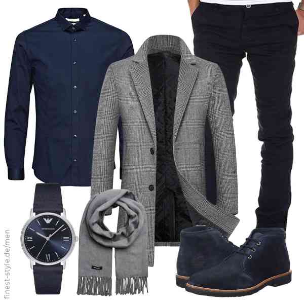 Top herren-Outfit im Finest-Trend-Style für ein selbstbewusstes Modegefühl mit tollen Produkten von YOUTHUP,JACK & JONES,Amaci&Sons,Emporio Armani,JACK & JONES,Panama Jack