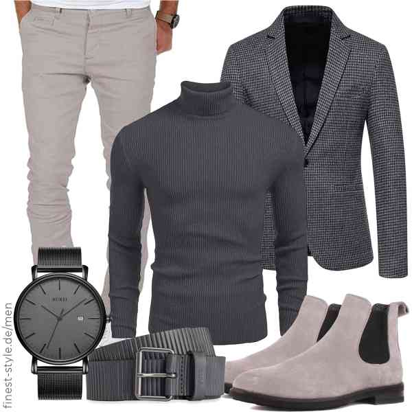 Top herren-Outfit im Finest-Trend-Style für ein selbstbewusstes Modegefühl mit tollen Produkten von Generic,COOFANDY,Amaci&Sons,BUREI,BOSS,Saillakers